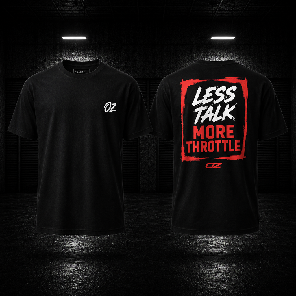 'Less Talk More Throttle' Unisex T-Shirt