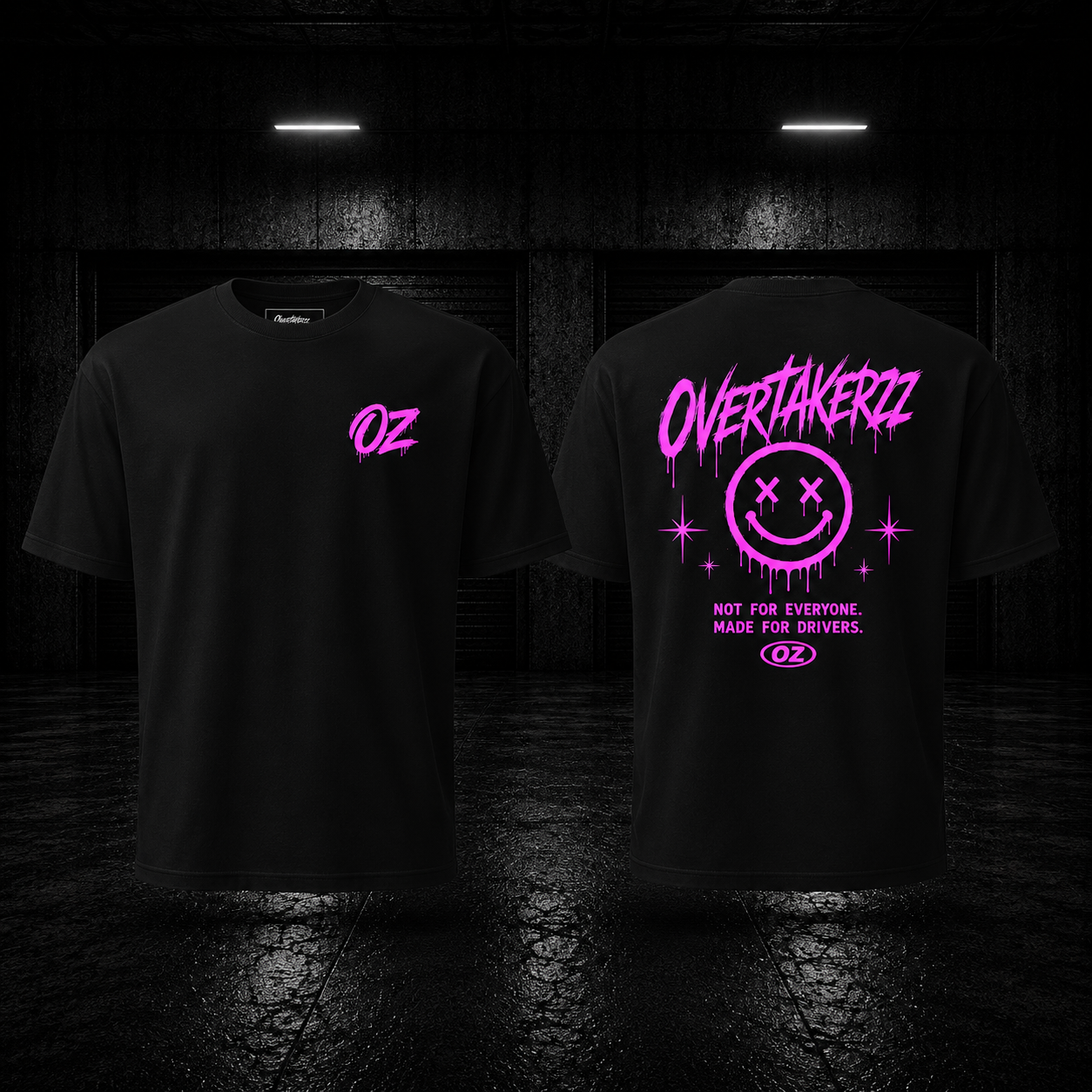 Overtakerzz 'Made for Drivers, Graffiti' Edition Unisex T-Shirt