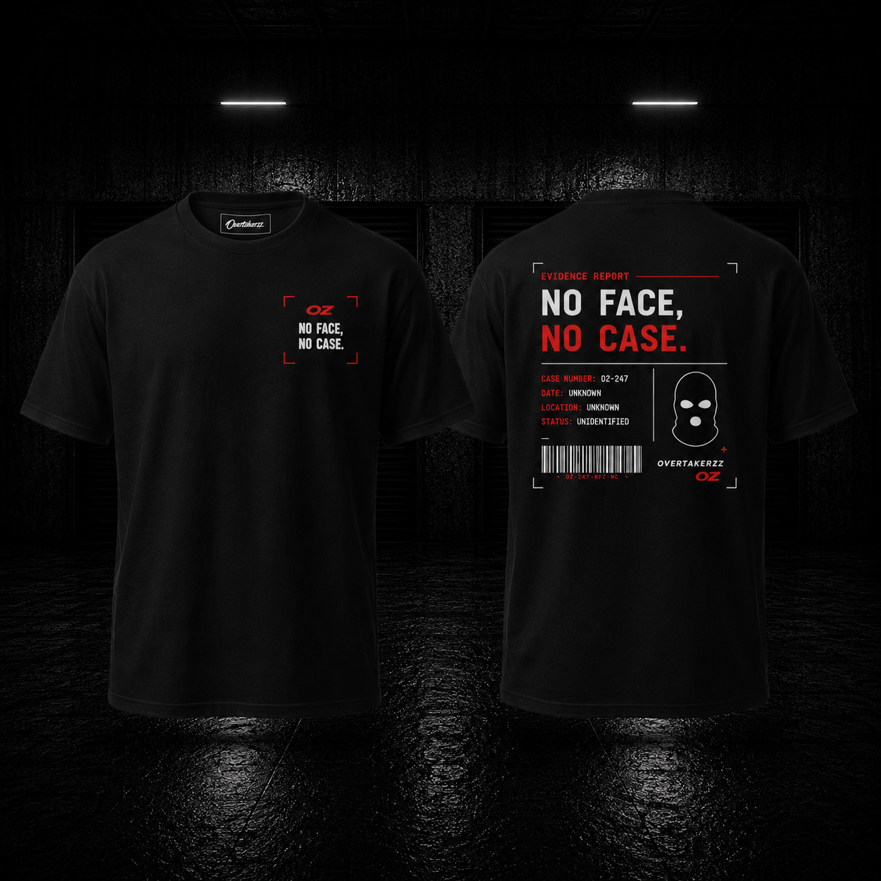 'No Face, No Case' Unisex T-Shirt