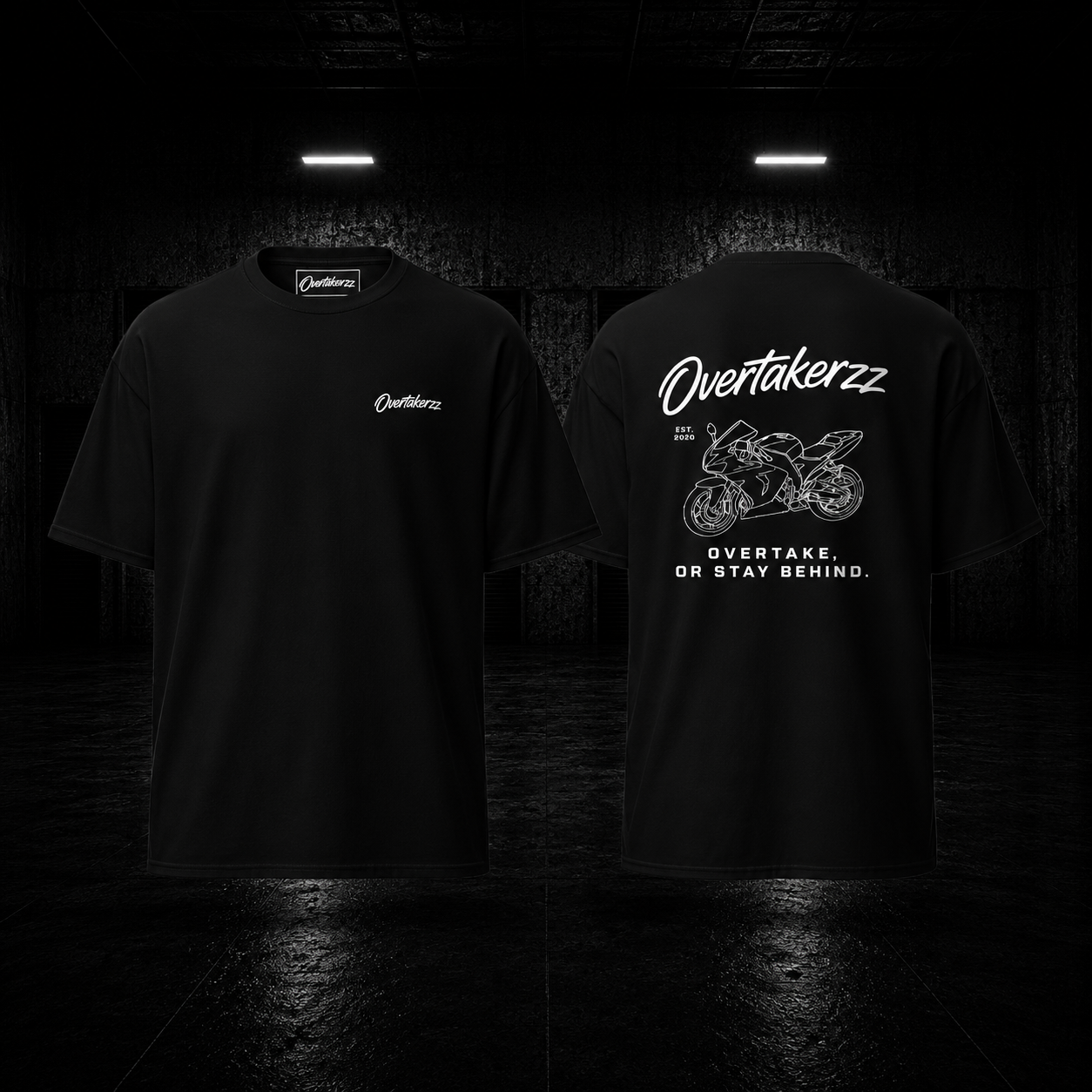 Overtakerzz 'Overtake, or Stay Behind' Bike Unisex Top