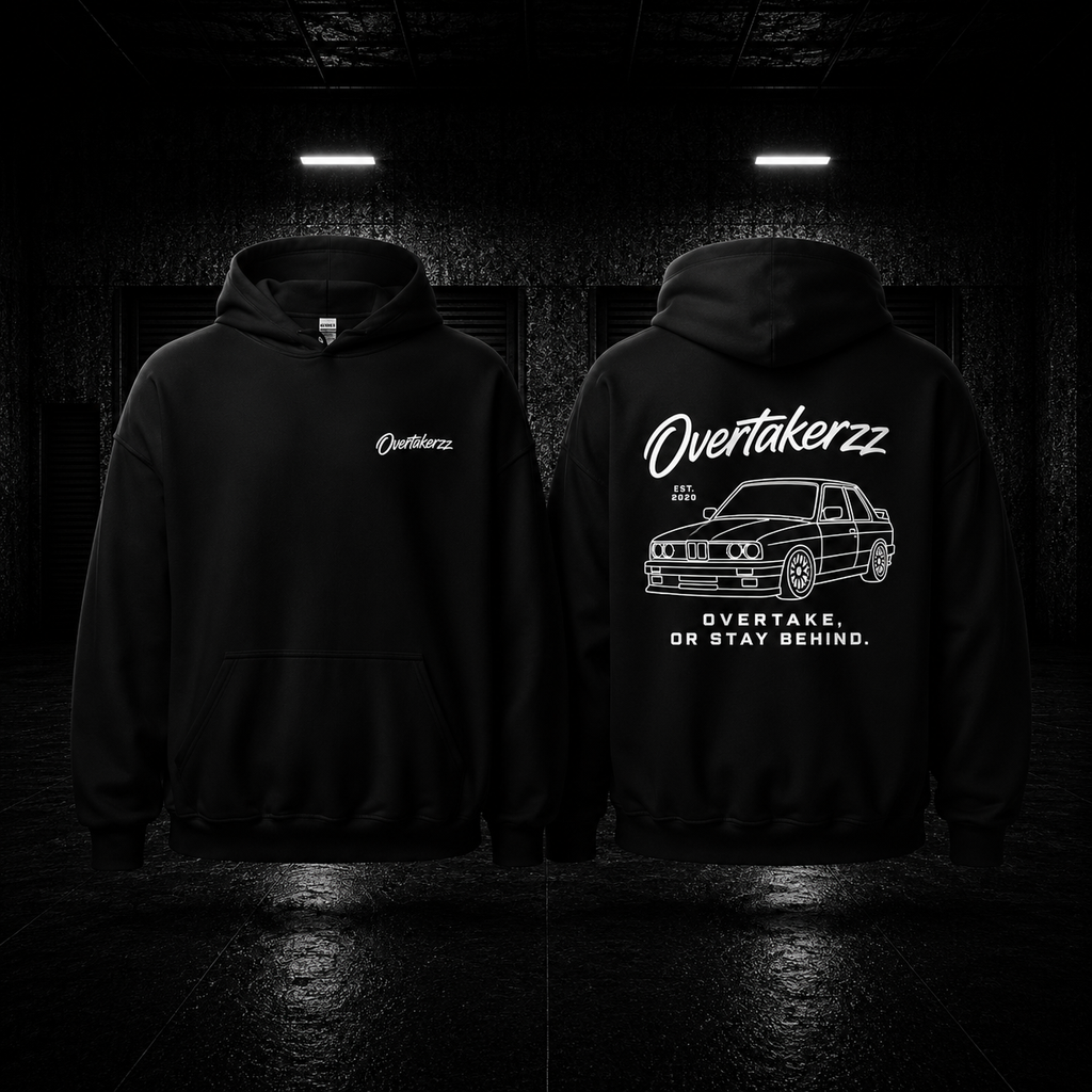 Overtakerzz 'Overtake, or Stay Behind' Car Unisex Hoodie