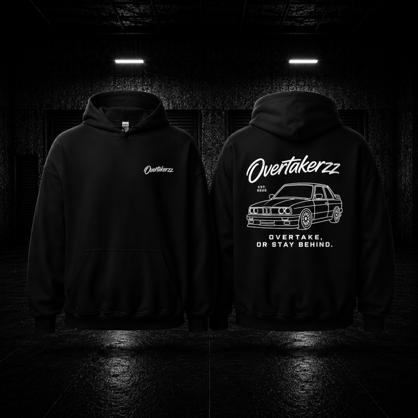 Overtakerzz 'Overtake, or Stay Behind' Car Unisex Hoodie