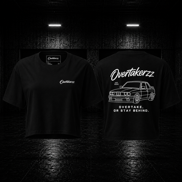 Overtakerzz 'Overtake, or Stay Behind' Car Crop Top