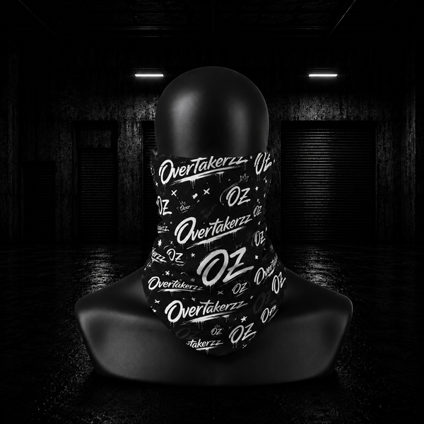 Overtakerzz 'Dark Tagged' Face Mask